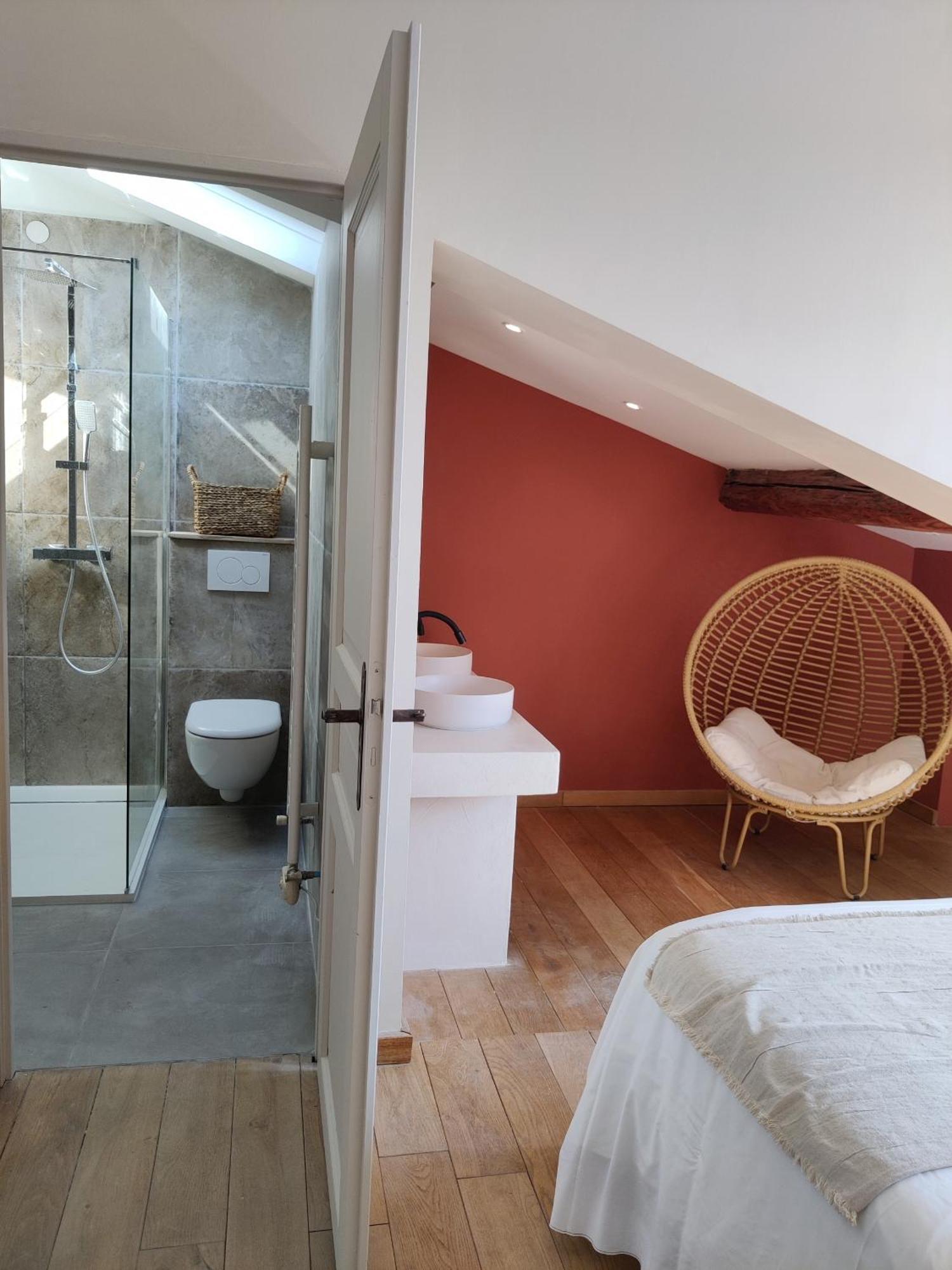 Chambres D'Hotes - Bed And Breakfast Les Palmiers メーズ 部屋 写真
